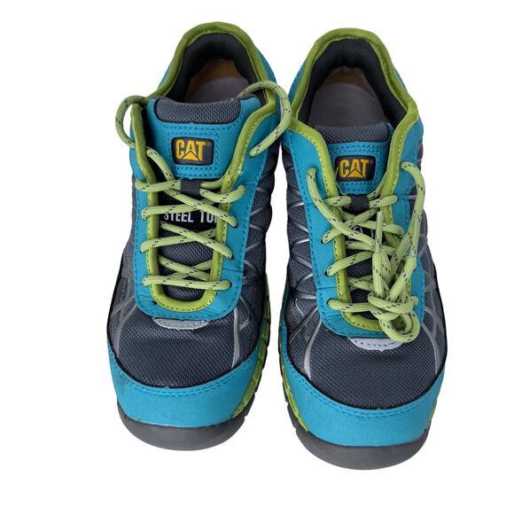 CAT Caterpillar Ergo Work‎ Shoes Connexion Steel Toe Multicolor Womens Size 7 - Picture 4 of 11